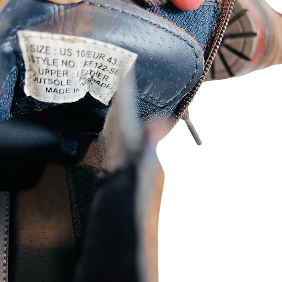 Reserved Footwear Brown Leather Ankle Boot Men's Size 10 - Picture 12 of 16